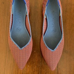 Rothy’s Tangerine Triple Stitch Size 8